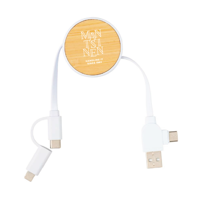 Compact ECO 3-in-1 charging cable